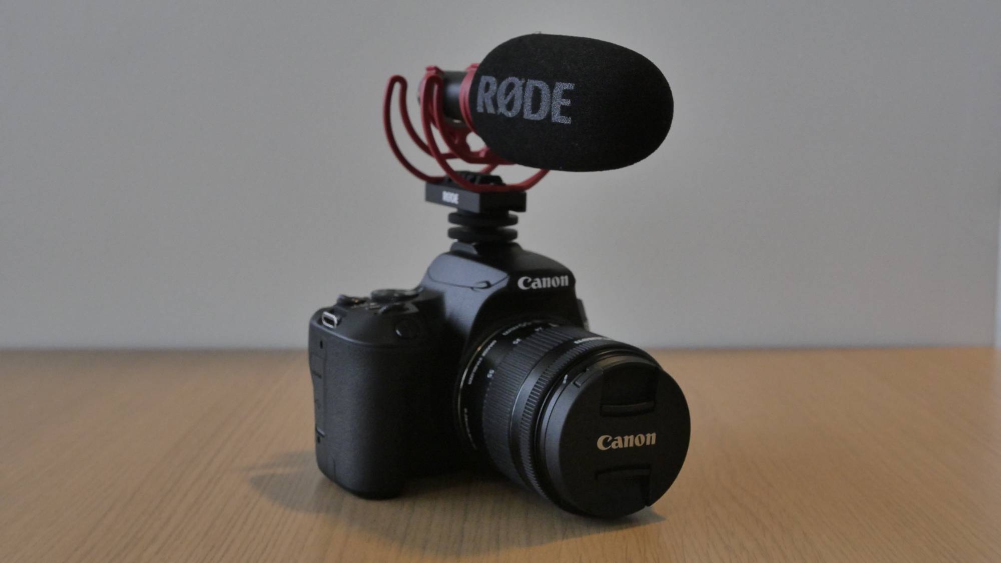 camera and shotgun mic